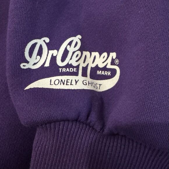 Chateau Lonely Ghost X Dr Pepper Sweatshirt Size L Purple Hoodie Limited Edition - Picture 10 of 11